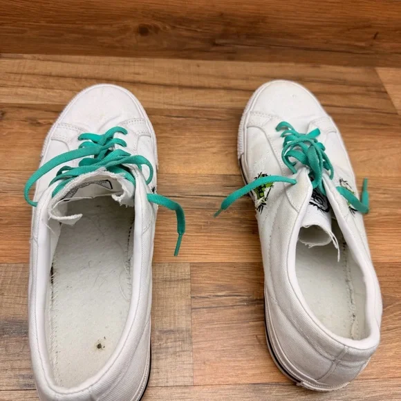Converse One Star Pro Vintage Suede Sneakers Shoes White Men's A04142C Size 10 - Picture 8 of 9